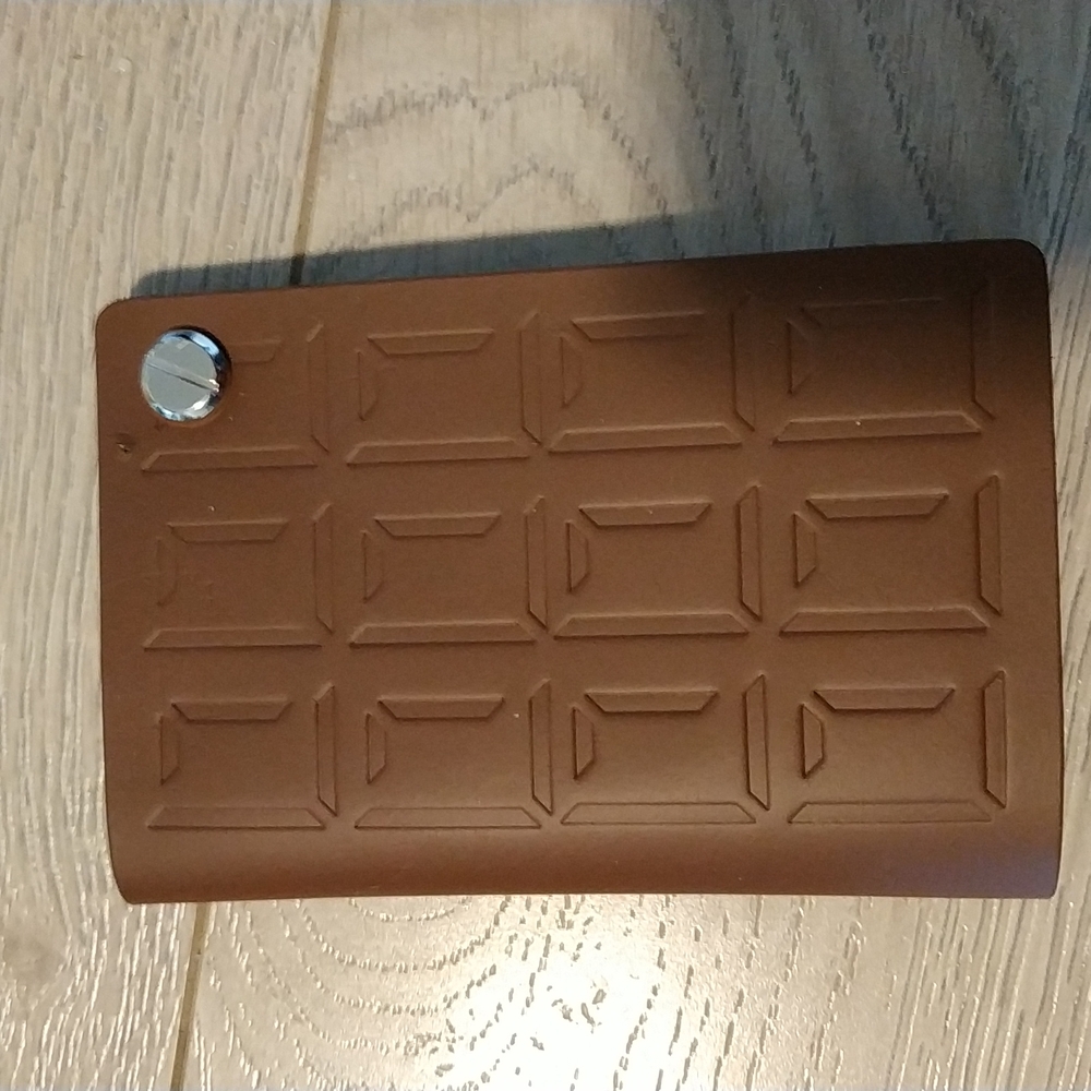 Brand New 8 slots brown leather card case holder